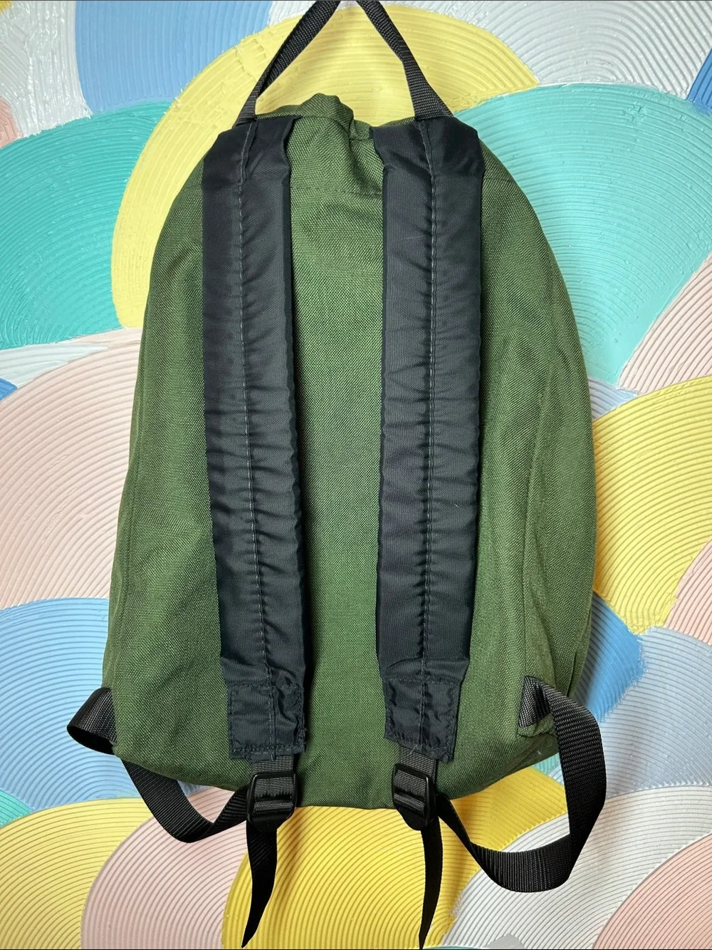 Outdoor Products Men's Olive Green Backpack with Nature Patch